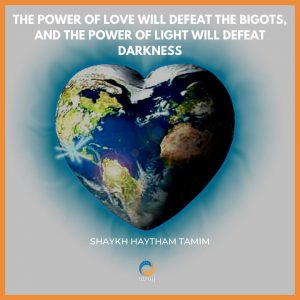 the power of love will defeat the bigots