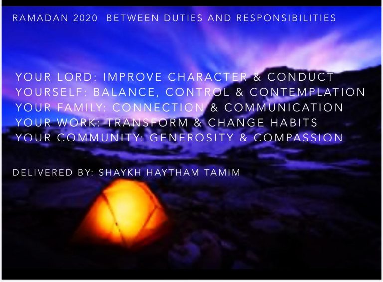 ramadan - a month of mindfulness