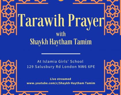 Tarawih Prayers 2023