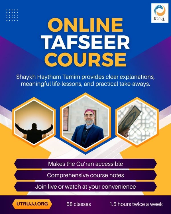 Tafseer + Hadith classes Monthly