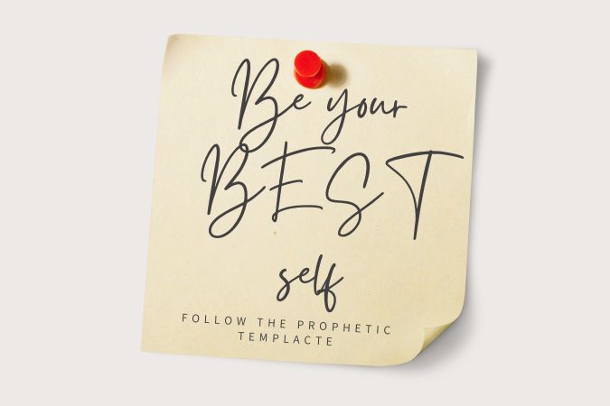 Character Audit – improve yourself using the prophetic template