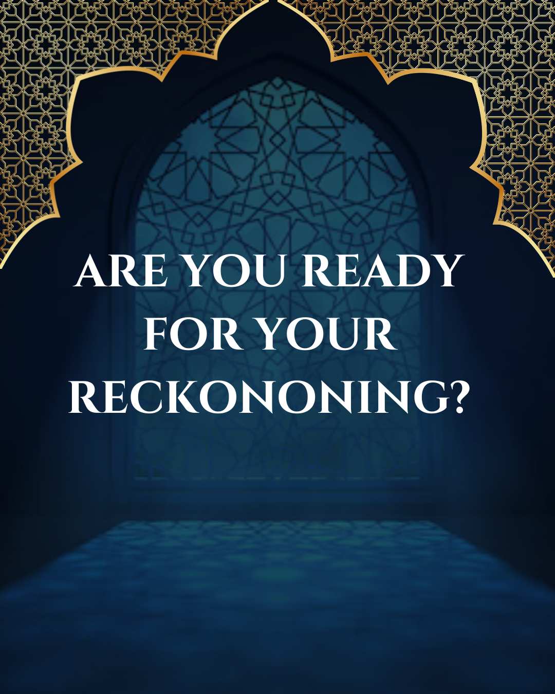 Are you ready for your reckoning?