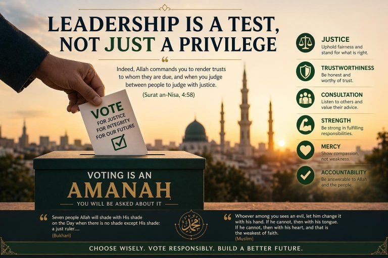 Leadership is a test, not just a privilege