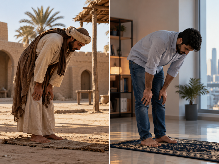 How the salah evolved and how it remains unchanged